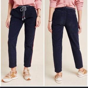 Navy striped corduroy trousers- sundry nwt